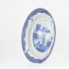 1328 Lovely cobalt blue plate with Literatus. Very much in Ming style on the rim and base - Image 11