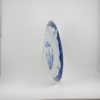 1328 Lovely cobalt blue plate with Literatus. Very much in Ming style on the rim and base - Image 15