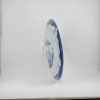 1328 Lovely cobalt blue plate with Literatus. Very much in Ming style on the rim and base - Image 14
