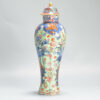 1356 Antique 17th C Chinese Kangxi Lidded Vase. Redecorated in Europe. Most Likely in the UK around 1780-1830 - Image 13