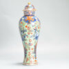 1356 Antique 17th C Chinese Kangxi Lidded Vase. Redecorated in Europe. Most Likely in the UK around 1780-1830 - Image 7
