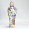 1356 Antique 17th C Chinese Kangxi Lidded Vase. Redecorated in Europe. Most Likely in the UK around 1780-1830 - Image 6