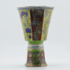 1344 Antique Ca 1700 Kangxi Stemcup. Redecorated in the UK around 1780-1820 - Image 3