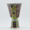 1344 Antique Ca 1700 Kangxi Stemcup. Redecorated in the UK around 1780-1820 - Image 7