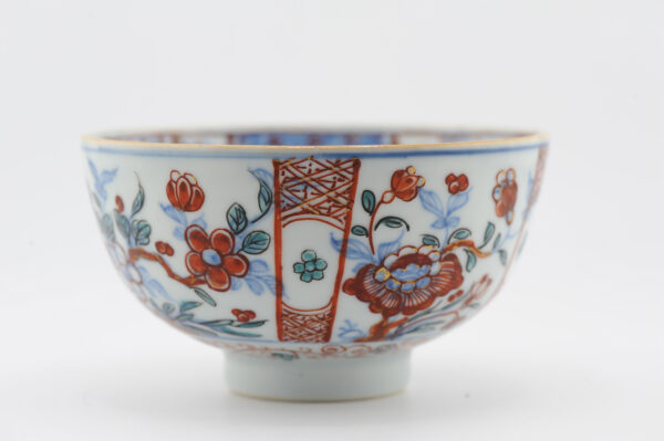 1334 Chinese Amsterdam Bont Bowl. Underglaze Blue Overdecorated - Image 2