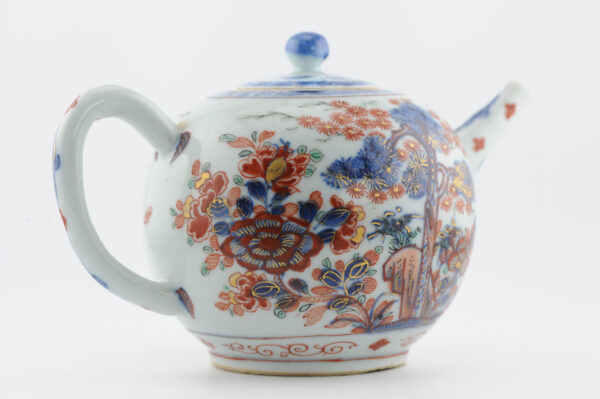 1360 Antique Ca 1710-1730 Teapot. Redecorated in Holland. Amsterdam Bont - Image 11