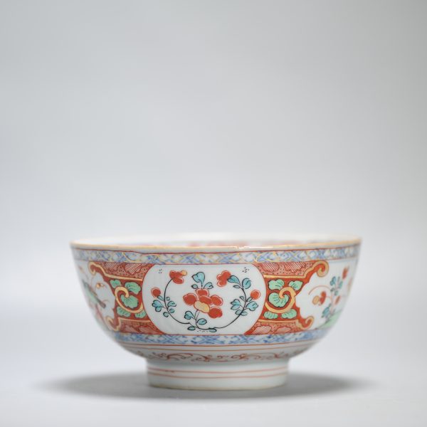 1446 Antique Ca 1720-1740 Blue and White Chinese Bowl Redecorated in Holland. Amsterdam Bont - Image 11