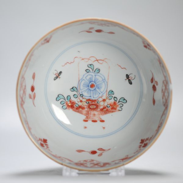 1446 Antique Ca 1720-1740 Blue and White Chinese Bowl Redecorated in Holland. Amsterdam Bont - Image 16