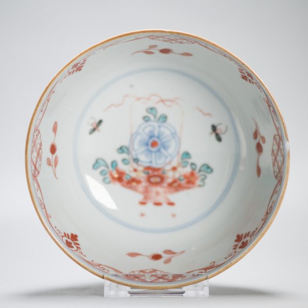 1446 Antique Ca 1720-1740 Blue and White Chinese Bowl Redecorated in Holland. Amsterdam Bont - Image 15