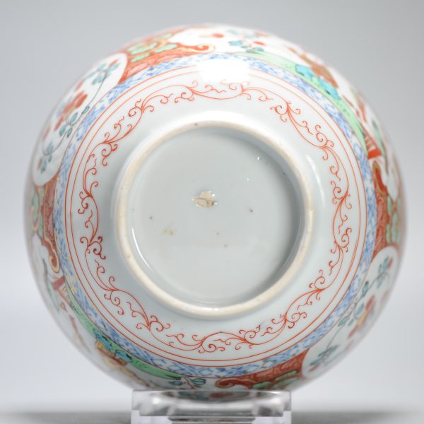 1446 Antique Ca 1720-1740 Blue and White Chinese Bowl Redecorated in Holland. Amsterdam Bont - Image 14