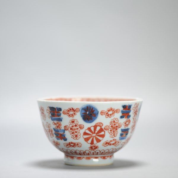 1449 Antique Ca 1720-1740 Blue and White Chinese Bowl Redecorated in London. Amsterdam Bont - Image 14