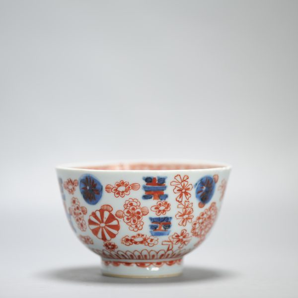 1449 Antique Ca 1720-1740 Blue and White Chinese Bowl Redecorated in London. Amsterdam Bont - Image 13