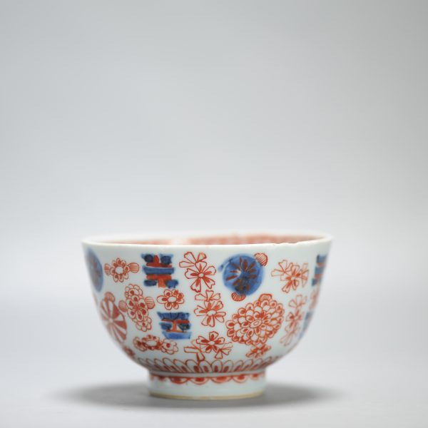 1449 Antique Ca 1720-1740 Blue and White Chinese Bowl Redecorated in London. Amsterdam Bont - Image 12