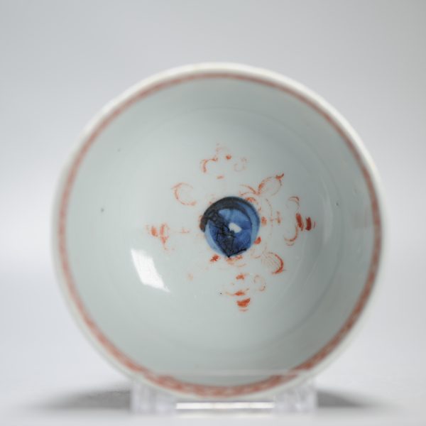 1449 Antique Ca 1720-1740 Blue and White Chinese Bowl Redecorated in London. Amsterdam Bont - Image 5