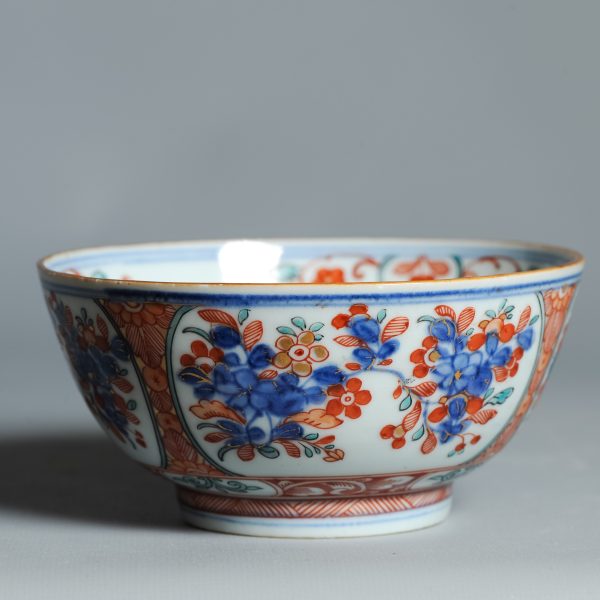 1445 Antique Ca 1700-1730 Blue and White Chinese Bowl Redecorated in Holland. Amsterdam Bont - Image 4
