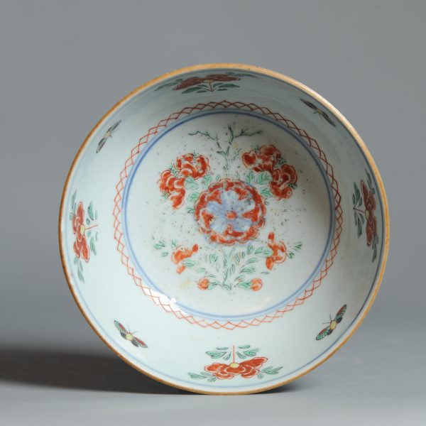 1448 Antique Ca 1720-1740 Blue and White Chinese Bowl Redecorated in Holland. Amsterdam Bont - Image 14