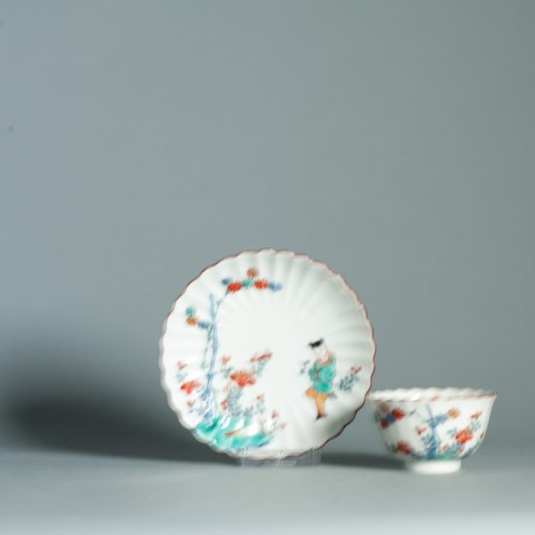 1466 Antique Japanese Kakiemon TeaBowl and Saucer. Best Ever - Image 13