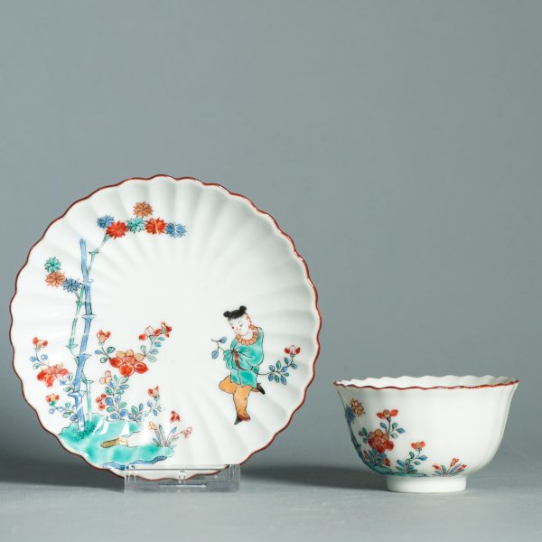 1466 Antique Japanese Kakiemon TeaBowl and Saucer. Best Ever - Image 11