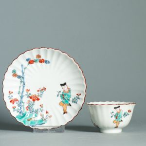 1466 Antique Japanese Kakiemon TeaBowl and Saucer. Best Ever