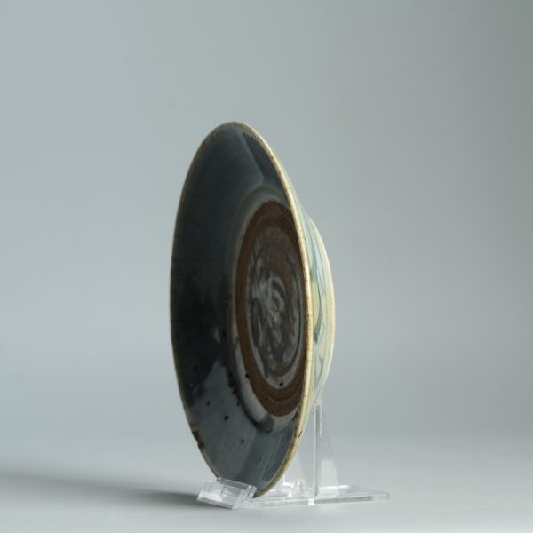 1478 An interesting South Chinese porcelain/Stoneware dish with blue glaze. - Image 12