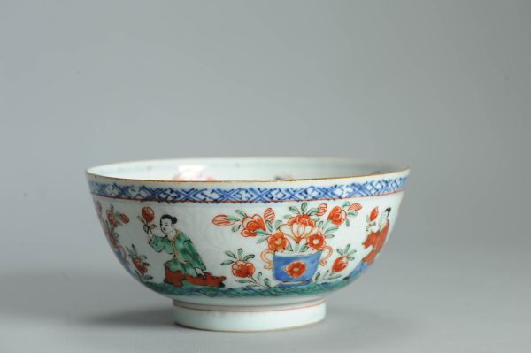 1474 Antique Chinese Kangxi/Yongzheng with Dutch Decoration on a blue and white - Image 17