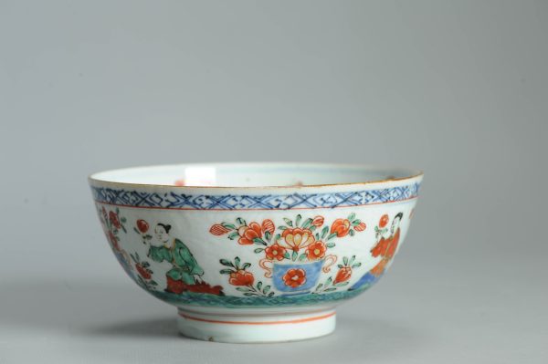 1474 Antique Chinese Kangxi/Yongzheng with Dutch Decoration on a blue and white - Image 11