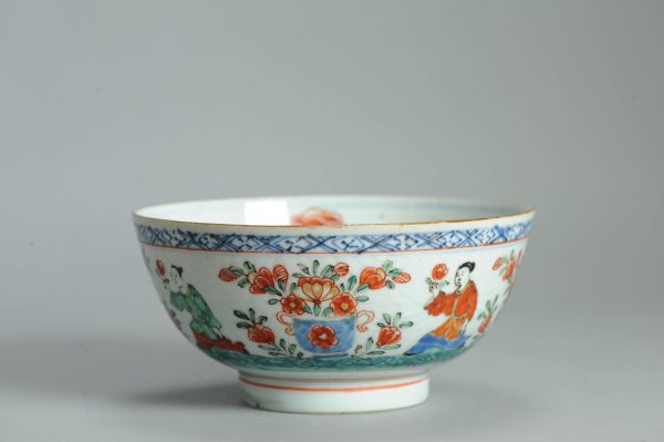 1474 Antique Chinese Kangxi/Yongzheng with Dutch Decoration on a blue and white - Image 10