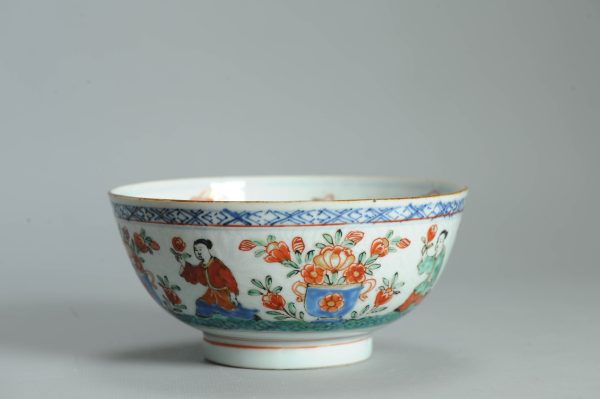 1474 Antique Chinese Kangxi/Yongzheng with Dutch Decoration on a blue and white - Image 8