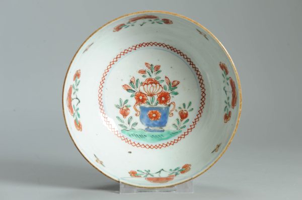 1474 Antique Chinese Kangxi/Yongzheng with Dutch Decoration on a blue and white - Image 5