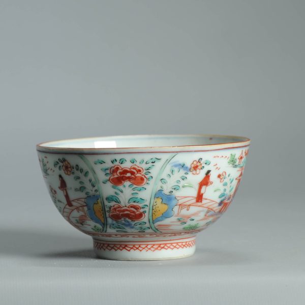 1473 Antique Chinese Kangxi/Yongzheng  with Dutch Decoration on a blue and white - Image 11