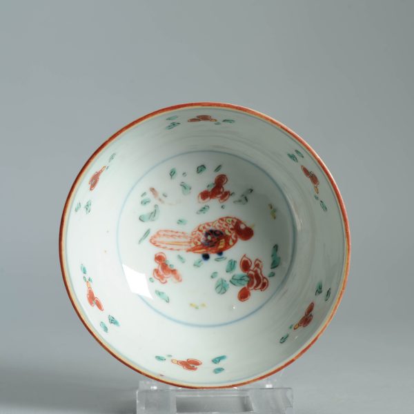 1473 Antique Chinese Kangxi/Yongzheng  with Dutch Decoration on a blue and white - Image 15