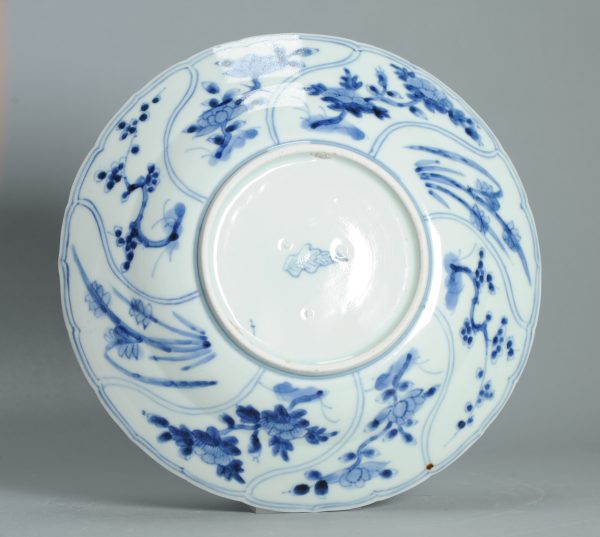 1497 Antique Japanese Arita Blue and White plate Copying Kangxi Dish - Image 6
