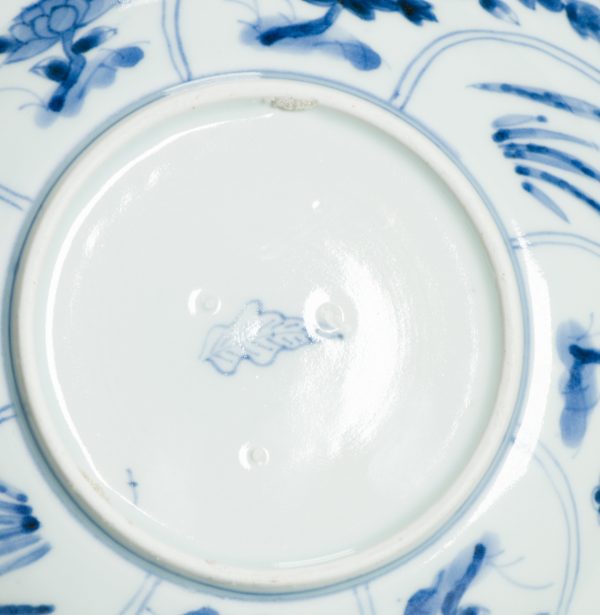 1497 Antique Japanese Arita Blue and White plate Copying Kangxi Dish - Image 5