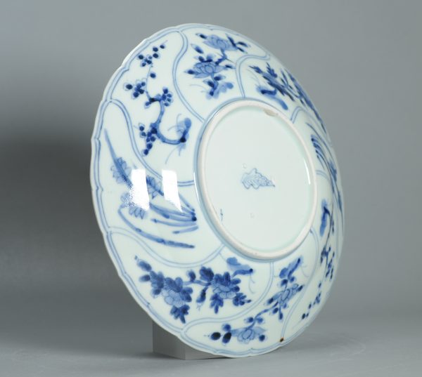 1497 Antique Japanese Arita Blue and White plate Copying Kangxi Dish - Image 4