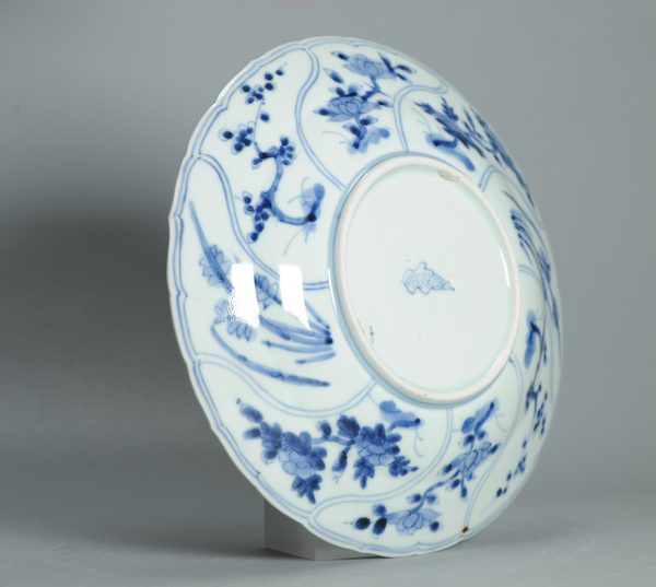 1497 Antique Japanese Arita Blue and White plate Copying Kangxi Dish - Image 3