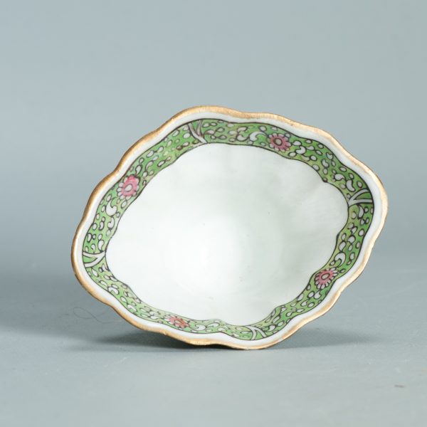1495 Antique 17th C Chinese Cup Dehua Blanc de Chine Libation Cup. Redecorated in Europe. - Image 8