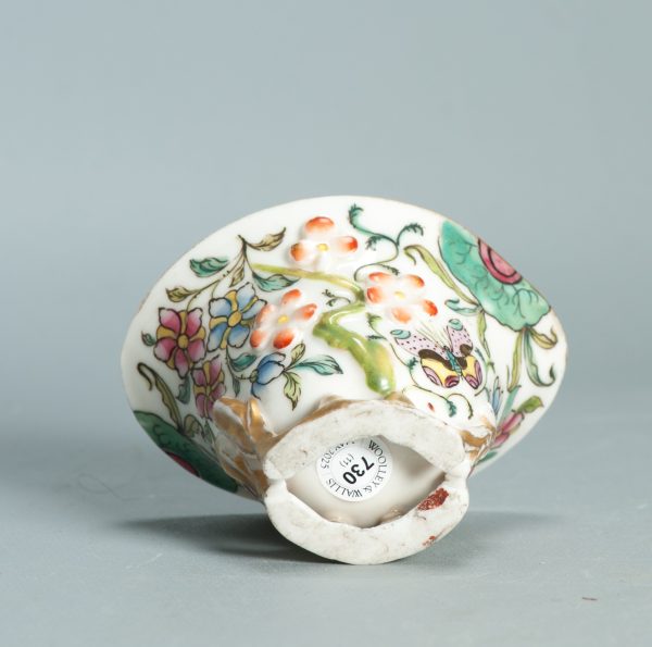 1496 Antique 17th C Chinese Cup Dehua Blanc de Chine Libation Cup. Redecorated in Europe. (Copy) - Image 6