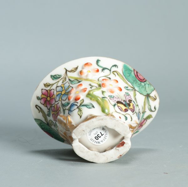 1496 Antique 17th C Chinese Cup Dehua Blanc de Chine Libation Cup. Redecorated in Europe. (Copy) - Image 5