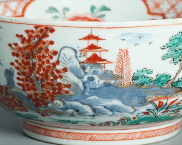 1504 Antique Chinese Bowl with Imari Decoration of a Pastoral Landscape Amsterdam Bont - Image 17