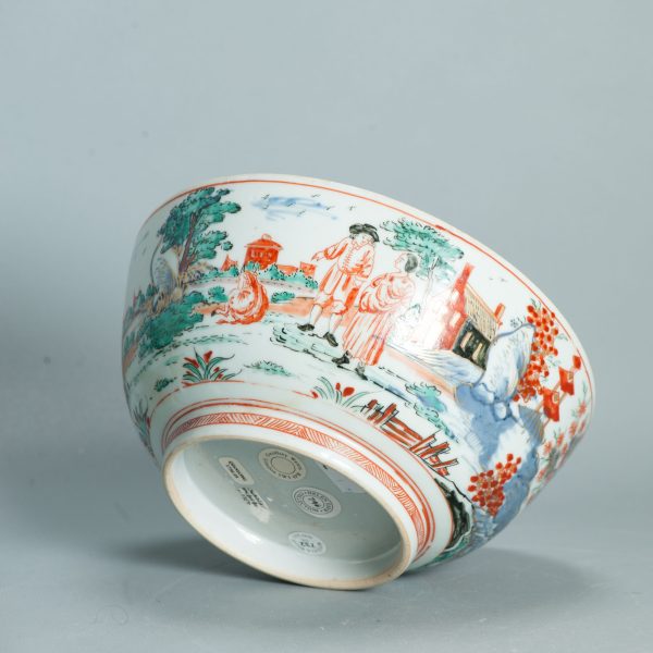 1504 Antique Chinese Bowl with Imari Decoration of a Pastoral Landscape Amsterdam Bont - Image 13
