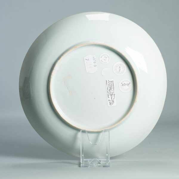 1507 Antique Chinese Porcelain Plate With Famille Rose Decoration of Birds and Flowers - Image 8