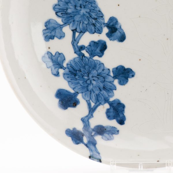 1481 Antique Ming Period FLoral Dish With Anhua Decoration Kosometsuke Chinese China - Image 18