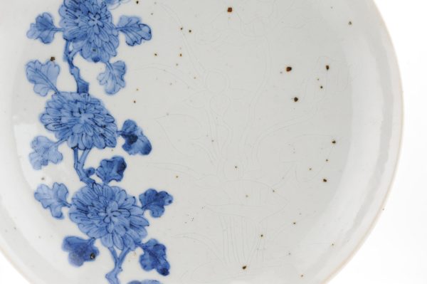 1481 Antique Ming Period FLoral Dish With Anhua Decoration Kosometsuke Chinese China - Image 3