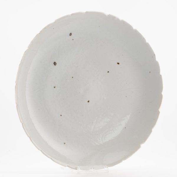 1482 Antique Ming Period FLoral Dish With Anhua Decoration Kosometsuke Chinese China - Image 3
