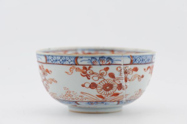 1488 Antique Chinese Bowl with Imari Decoration of Flowers Amsterdam Bont - Image 13