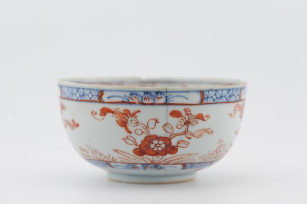 1488 Antique Chinese Bowl with Imari Decoration of Flowers Amsterdam Bont - Image 7