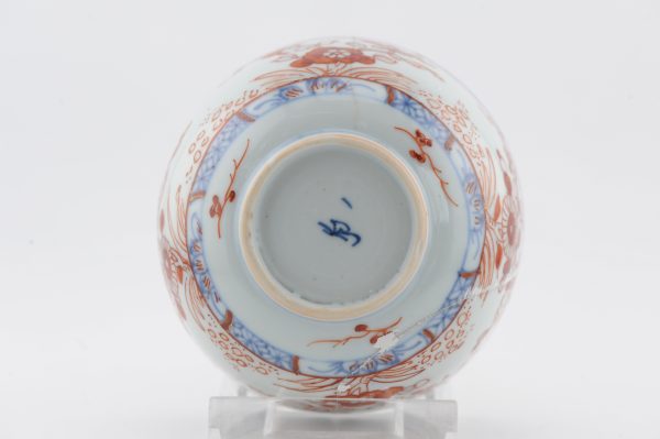 1488 Antique Chinese Bowl with Imari Decoration of Flowers Amsterdam Bont - Image 3