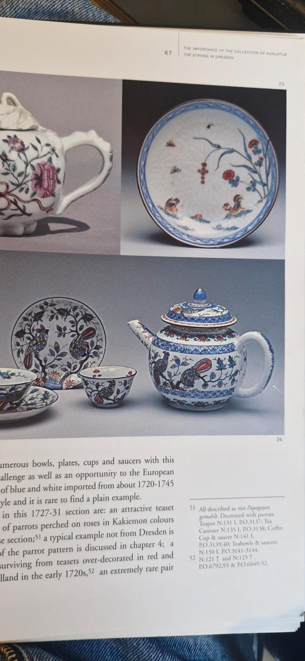 1498 Antique Chinese Tea Pot with Parrots and Flowers in Kakiemon Amsterdam Bont Style - Image 17