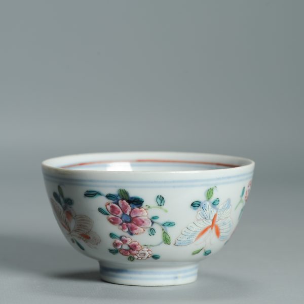 1520 Antique Kangxi Chinese Dehua Porcelain Blue and white Bowl with full European Redecoration - Image 9