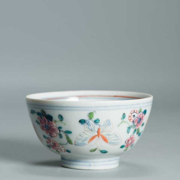 1520 Antique Kangxi Chinese Dehua Porcelain Blue and white Bowl with full European Redecoration - Image 8